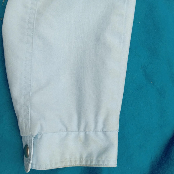 4/$15 Coat Collectibles Lightweight Jacket Light Blue w/ Embroidery XL - Picture 10 of 14